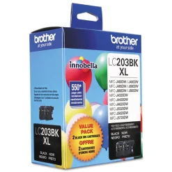 Brother Innobella 550 Page-Yield High-Yield Ink - Black (2/Pack)
