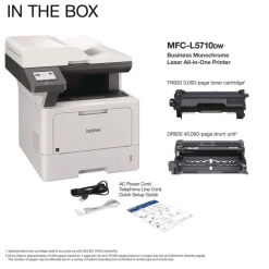 Brother MFC-L5710DW Business Monochrome Laser AIO Printer Copy Fax Print Scan