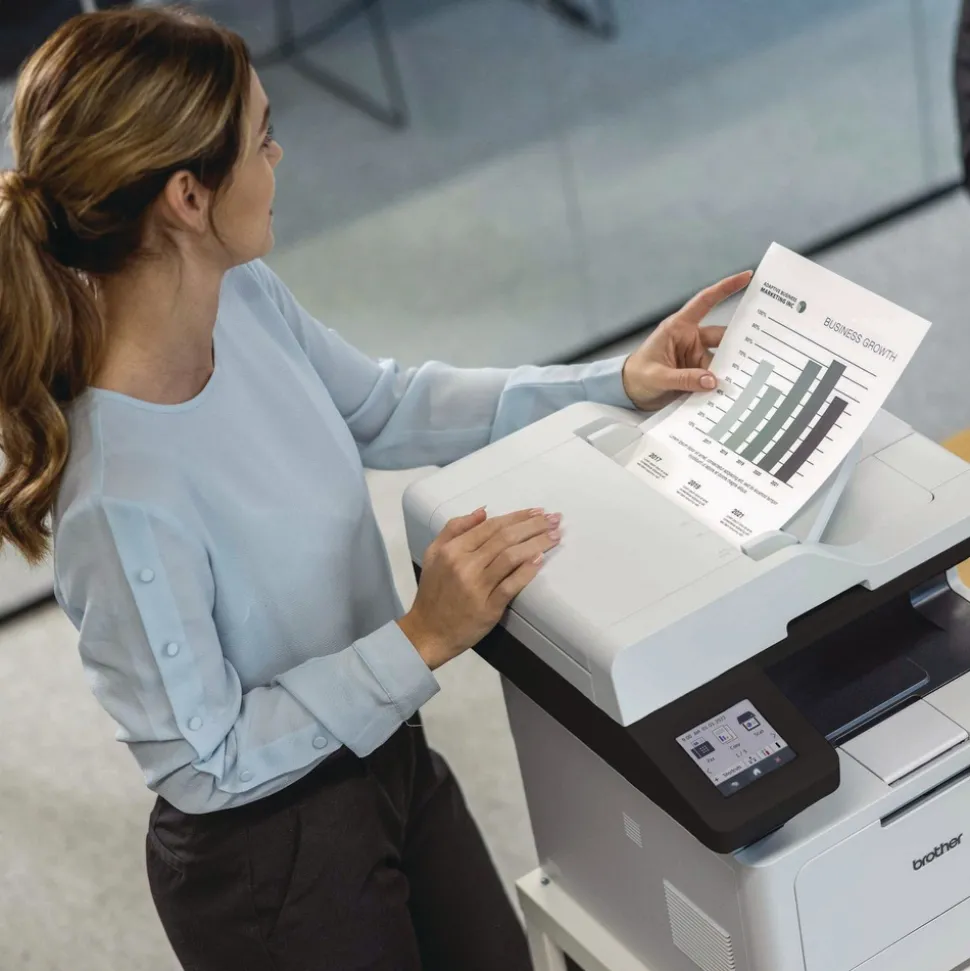 Brother MFC-L5710DW Business Monochrome Laser AIO Printer Copy Fax Print Scan