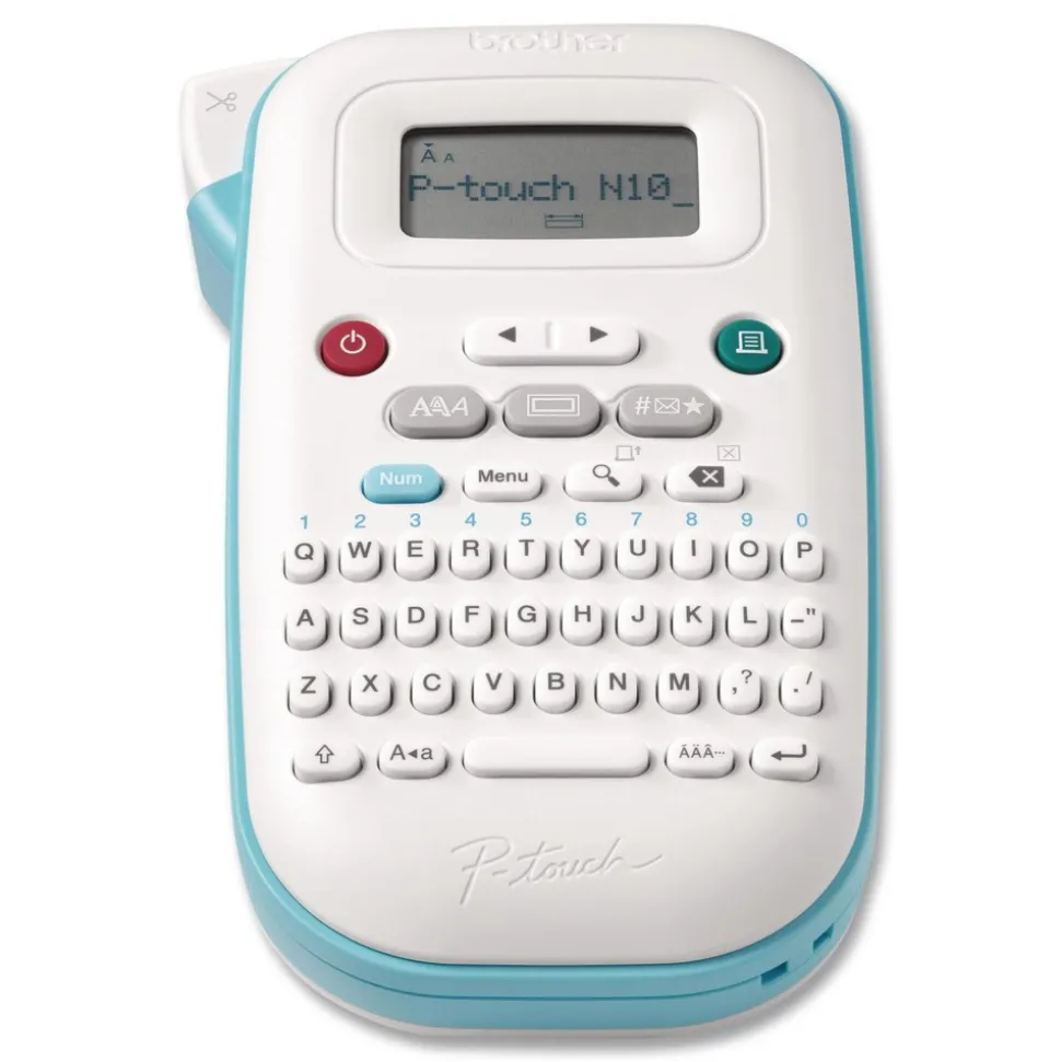 Brother P-Touch 4.7 in. x 7.6 in. x 2.8 in. 2 Lines P-Touch Personal Handheld Label Maker
