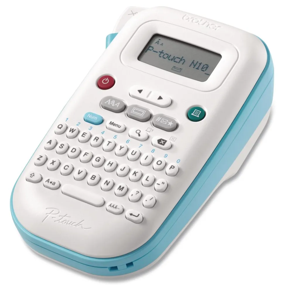 Brother P-Touch 4.7 in. x 7.6 in. x 2.8 in. 2 Lines P-Touch Personal Handheld Label Maker