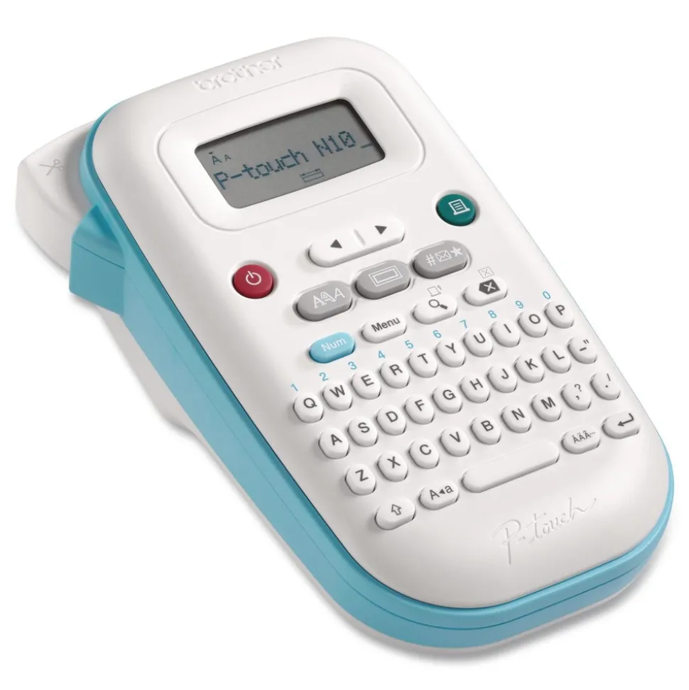 Brother P-Touch 4.7 in. x 7.6 in. x 2.8 in. 2 Lines P-Touch Personal Handheld Label Maker