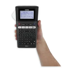 Brother P-Touch PT-H300 5.25 in. x 8.5 in. x 2.63 in. 5 Lines Take-It-Anywhere Labeler with One-Touch Formatting