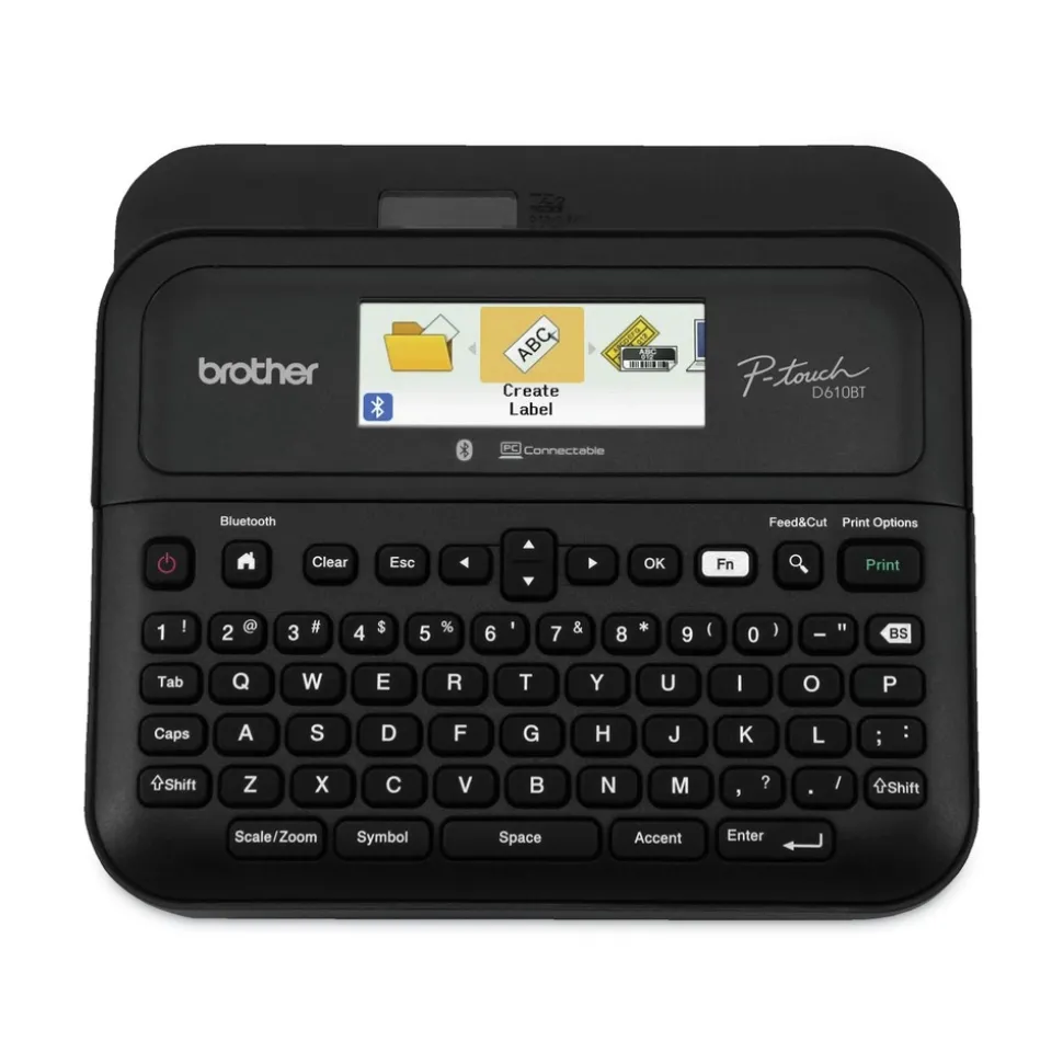 Brother P-Touch P-Touch 10.2 in. x 4.8 in. x 12.6 in. 30 mm/s Print Speed Business Professional Connected Label Maker