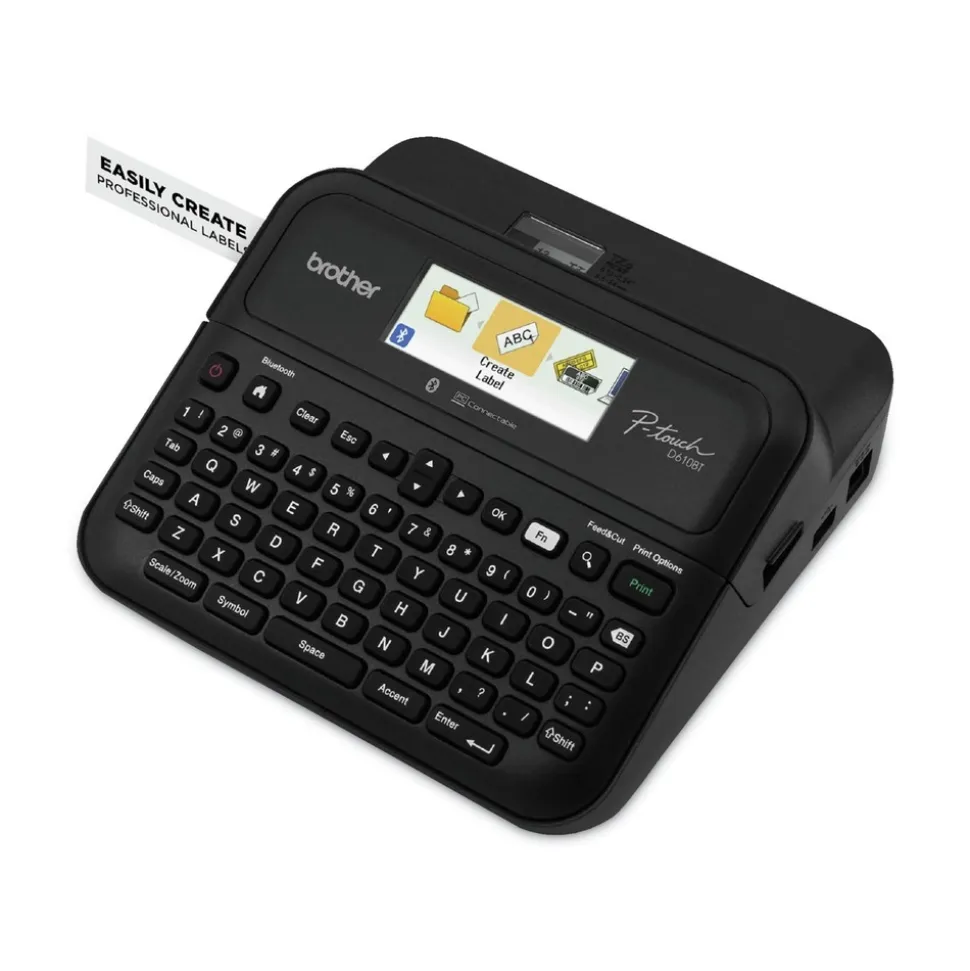 Brother P-Touch P-Touch 10.2 in. x 4.8 in. x 12.6 in. 30 mm/s Print Speed Business Professional Connected Label Maker