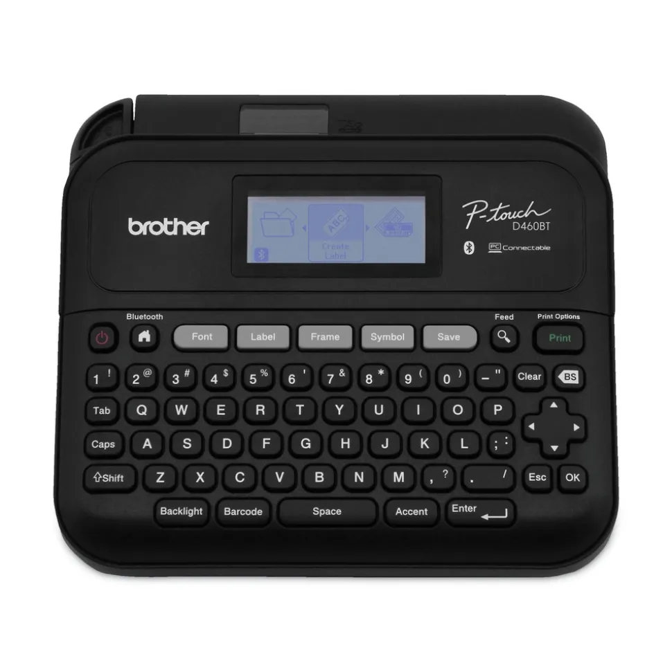 Brother P-Touch P-Touch 7.4 in. x 7 in. x 2.8 in. 30 mm/s Print Speed Business Expert Connected Label Maker with 1 Roll Sample Tape