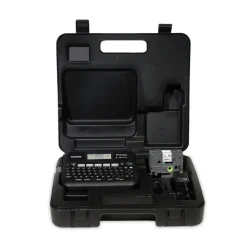 Brother P-Touch P-Touch 7.4 in. x 7 in. x 2.8 in. 30 mm/s Print Speed Business Expert Connected Label Maker with 1 Roll Sample Tape