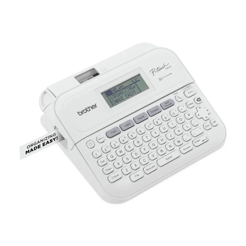 Brother P-Touch P-Touch PT-D410 8.9 in. x 3.9 in. x 12.3 in. 20 mm/s Advanced Connected Label Maker