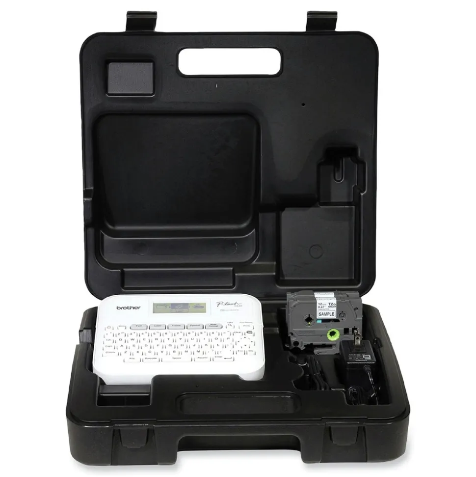 Brother P-Touch P-Touch PT-D410 6 in. x 14.2 in. x 13.3 in. 20 mm/s Advanced Connected Label Maker with Storage Case