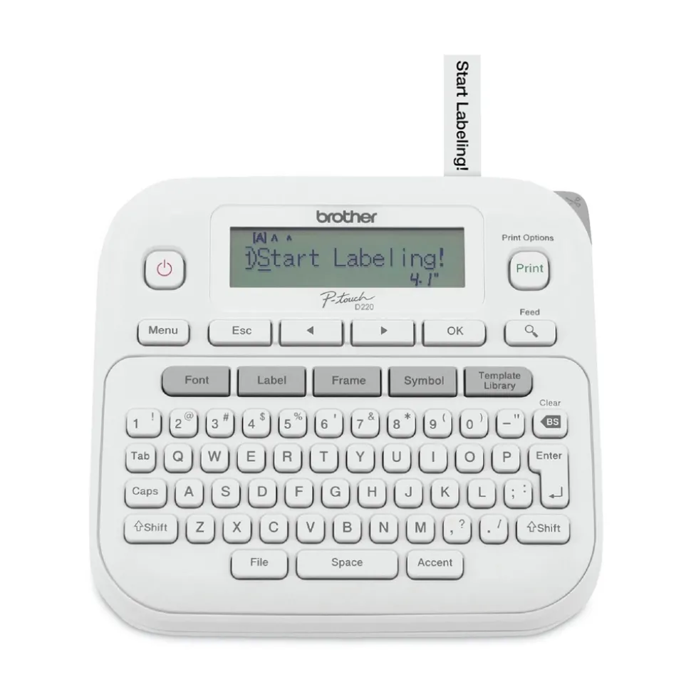 Brother P-Touch P-Touch PT-D220 3.9 in. x 9.3 in. x 10.2 in. 2 Lines Label Maker