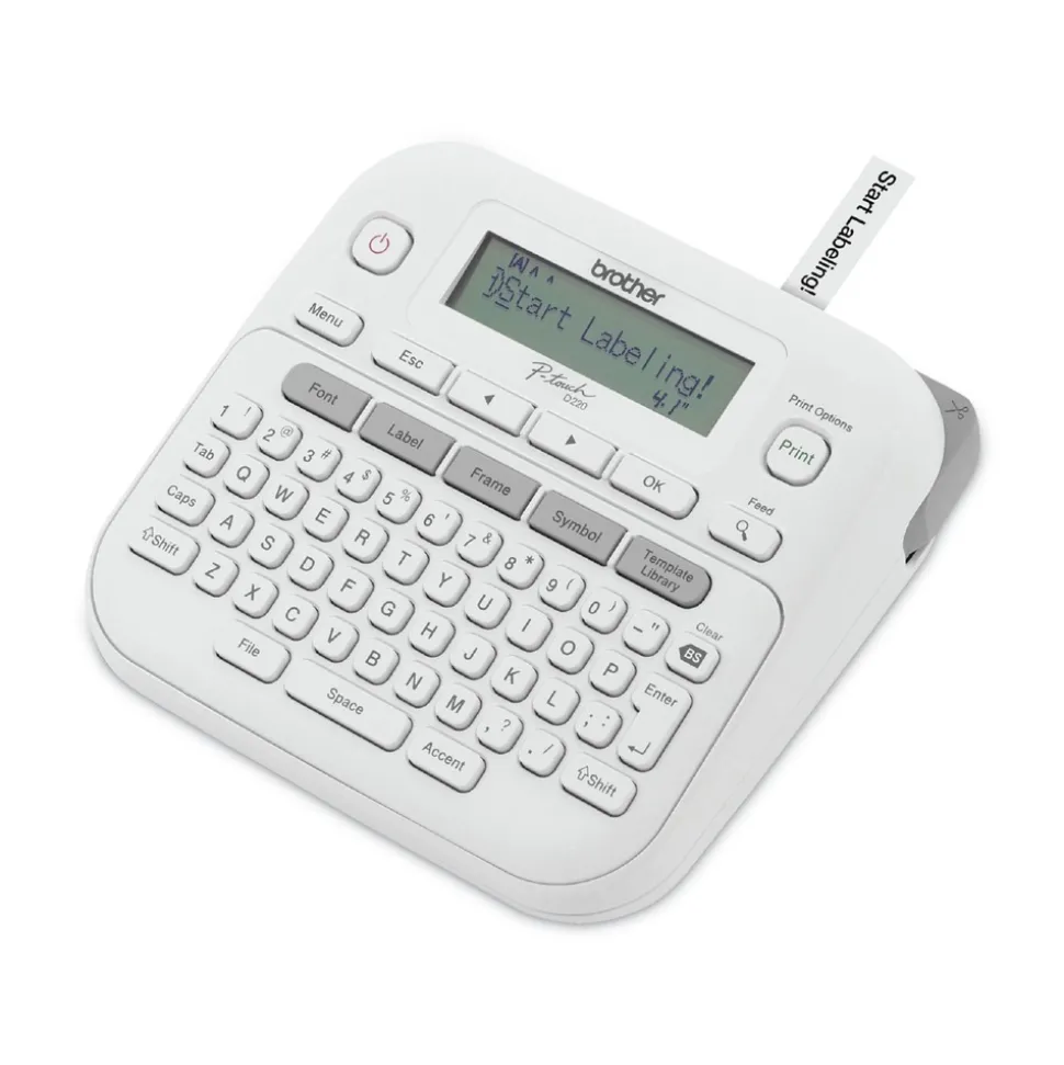 Brother P-Touch P-Touch PT-D220 3.9 in. x 9.3 in. x 10.2 in. 2 Lines Label Maker