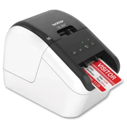 Brother QL-800 5 in. x 8.75 in. x 6 in. 93 Labels/min Print Speed High-Speed Professional Label Printer