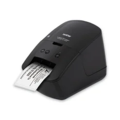 Brother QL-600 5.1 in. x 8.8 in. x 6.1 in. 44 Labels/Min Print Speed Economic Desktop Label Printer