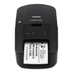 Brother QL-600 5.1 in. x 8.8 in. x 6.1 in. 44 Labels/Min Print Speed Economic Desktop Label Printer