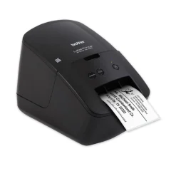 Brother QL-600 5.1 in. x 8.8 in. x 6.1 in. 44 Labels/Min Print Speed Economic Desktop Label Printer