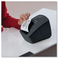 Brother QL-600 5.1 in. x 8.8 in. x 6.1 in. 44 Labels/Min Print Speed Economic Desktop Label Printer