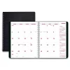 Brownline 14-Month: Dec 2025 to Jan 2027 8.88 in. x 7.13 in. DuraFlex Planner - Black Cover