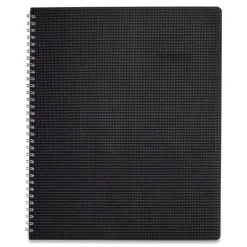Brownline 12-Month (Jan to Dec): 2026 11 in. x 8.5 in. DuraFlex Weekly Planner - Black Cover