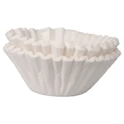 BUNN 20118.0010 Flat Bottom Coffee/Tea Brewer Filters - White (50/Pack, 60 Packs/Carton)