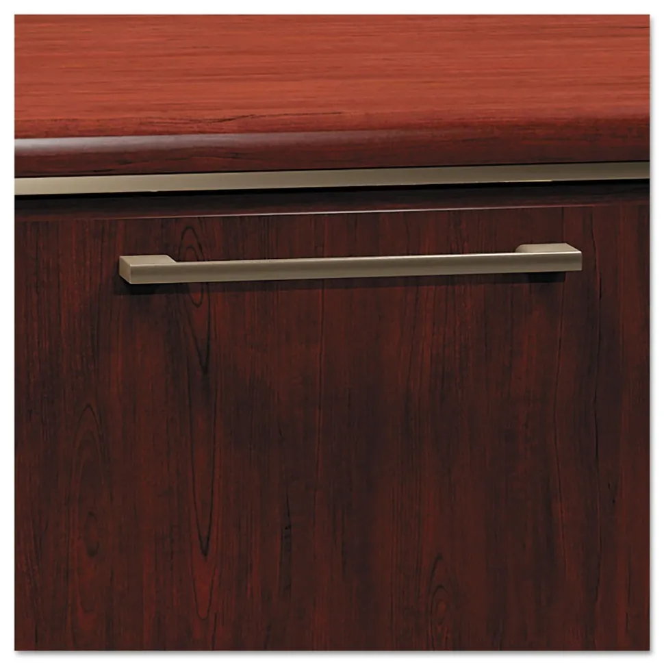Bush 70.13 in. X 70.13 in. X 29.75 in. Enterprise Collection L-Desk Surface - Harvest Cherry