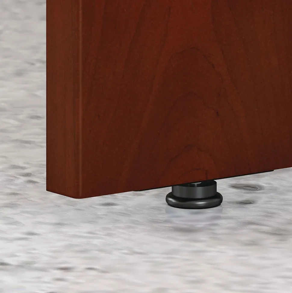 Bush 35.75 in. x 23.38 in. x 29.88 in. Series C 2-Drawer Lateral File - Natural Cherry/Graphite Gray