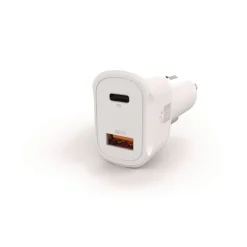 ByTech 60 Watts Two 3 A Ports PD Car Charger - White