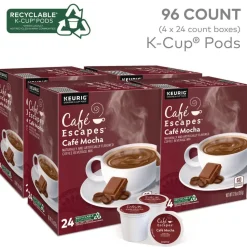 Cafe Escapes 5000330123 K-Cups - Mocha (96/Carton)