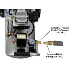 California Air Tools 1 HP 4.7 Gallon Quiet Air Compressor