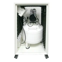 California Air Tools 1 HP 8 Gallon Ultra Quiet and Oil-Free Dolly Air Compressor with Sound Proof Cabinet
