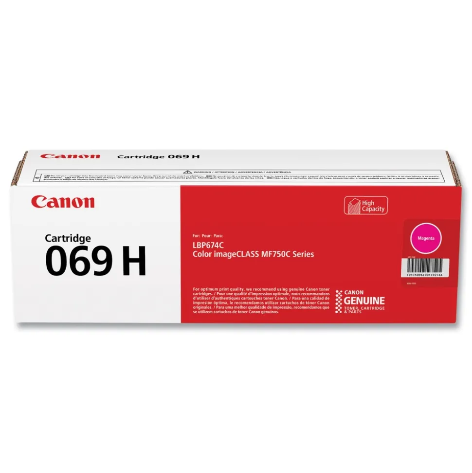 Canon (069H) 5,500 Page-Yield High-Yield Toner - Magenta