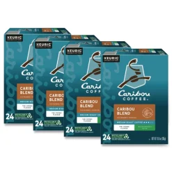 Caribou Coffee 5000330137 Coffee K-Cups - Caribou Blend Decaf (96/Carton)