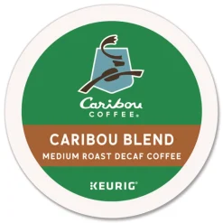 Caribou Coffee 5000330137 Coffee K-Cups - Caribou Blend Decaf (96/Carton)