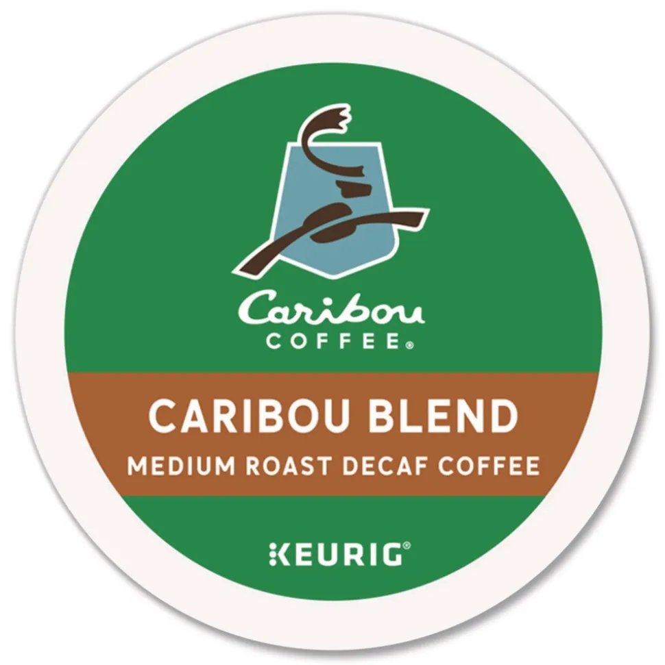 Caribou Coffee 5000330137 Coffee K-Cups - Caribou Blend Decaf (96/Carton)