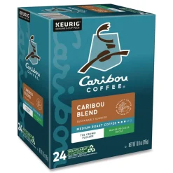 Caribou Coffee 5000330137 Coffee K-Cups - Caribou Blend Decaf (96/Carton)