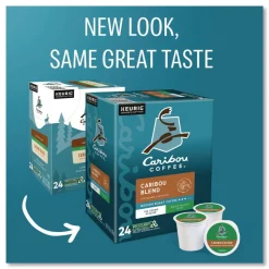 Caribou Coffee 5000330137 Coffee K-Cups - Caribou Blend Decaf (96/Carton)