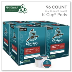 Caribou Coffee 5000330134 Coffee K-Cups - Mahogany (96/Carton)