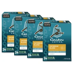 Caribou Coffee 5000330136 Coffee K-Cups - Daybreak Morning Blend (96/Carton)