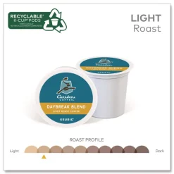 Caribou Coffee 5000330136 Coffee K-Cups - Daybreak Morning Blend (96/Carton)