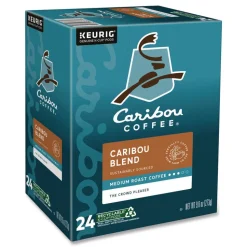 Caribou Coffee 5000330135 Coffee K-Cups - Caribou Blend (96/Carton)