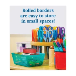 Carson-Dellosa 2.25 in. x 65 ft. Rolled Scalloped Borders - Red