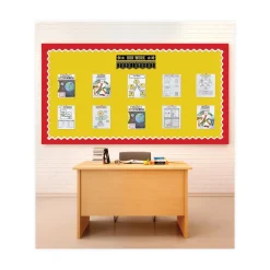 Carson-Dellosa 2.25 in. x 65 ft. Rolled Scalloped Borders - Red