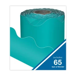 Carson-Dellosa 2.25 in. x 65 ft. Rolled Scalloped Borders - Teal