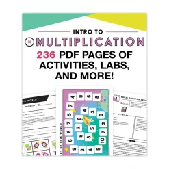 Carson-Dellosa 236 Pages Grades 2 to 4 (Ages 7 to 9) In a Flash USB - Intro to Multiplication