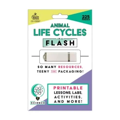 Carson-Dellosa 225 Pages Grades K to 3 (Ages 5 to 8) In a Flash USB - Animal Lifestyles