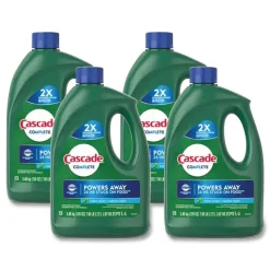 Cascade Complete 120 oz. Bottle Gel Dishwasher Detergent - Fresh (4/Carton)