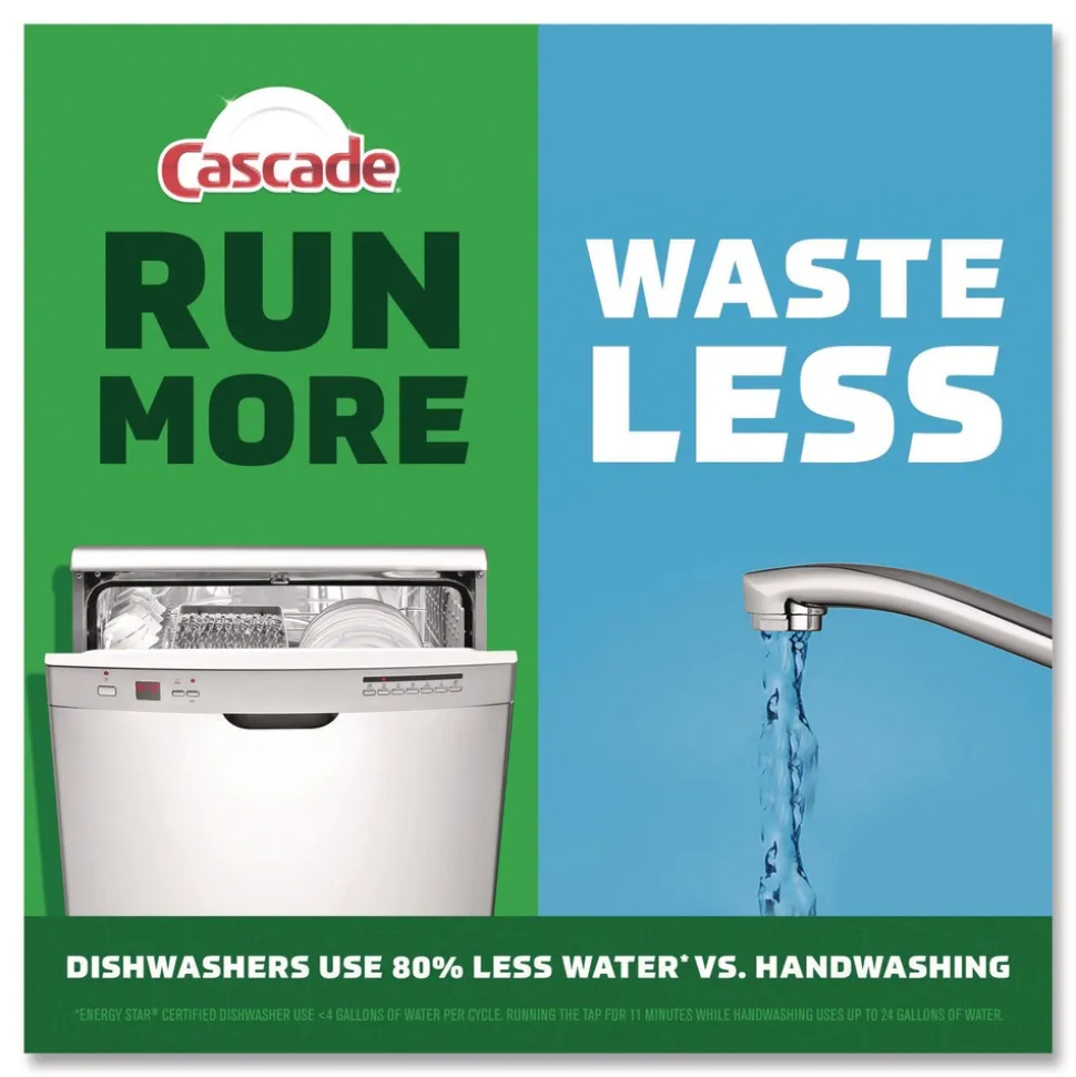 Cascade Complete ActionPacs, Fresh Scent, 17.6 oz Bag, 33 Pacs/Bag, 4 Bags/Carton