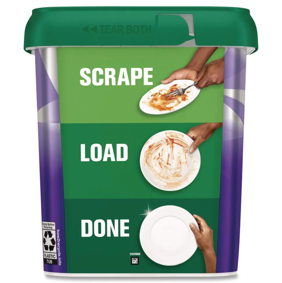 Cascade Platinum Plus 28.4 oz. Tub ActionPacs Dishwasher Detergent Pods - Fresh Scent (3/Carton)