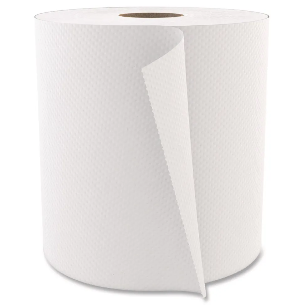 Cascades PRO 7.9 in. x 800 ft. 1-Ply Select Roll Paper Towels - White (6 Rolls/Carton)