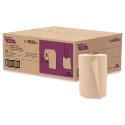 Cascades PRO 7.88 in. x 350 ft. 1-Ply Select Hardwound Roll Towels - Natural (12 Rolls/Carton)