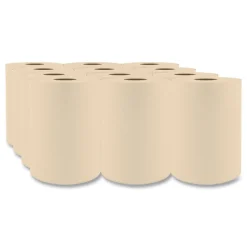 Cascades PRO 7.88 in. x 350 ft. 1-Ply Select Hardwound Roll Towels - Natural (12 Rolls/Carton)